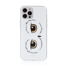 Kryt Harry Potter pro Apple iPhone 12 Pro Max - gumový - oči sovy Hedviky - průhledný