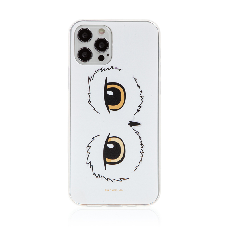 Kryt Harry Potter pro Apple iPhone 12 / 12 Pro - gumový - oči sovy Hedviky - průhledný; WPCHARRY13013