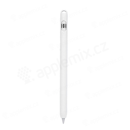 Kryt / obal COTEetCi pro Apple Pencil 1 - silikonový - bílý