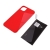 Kryt + tvrdené sklo pre Apple iPhone 11 Pro Max - silikónové - červené