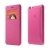 Flipové pouzdro pro Apple iPhone 6 Plus / 6S Plus s průhledným prvkem / výřezem pro displej - růžové