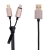 2v1 Synchronizační a nabíjecí kabel Lightning a micro USB - zip - černý - 90cm