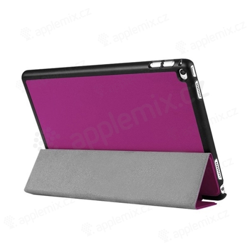 Pouzdro / kryt pro Apple iPad Pro 12,9 - integrovaný stojánek - umělá kůže - fialové