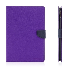 Pouzdro MERCURY Fancy Diary pro Apple iPad Pro 9,7 - stojánek a prostor na doklady - fialové / modré