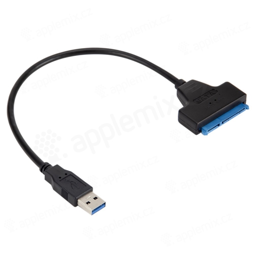 Redukcia / adaptér / adaptér pre Apple Macbook / Mac / iMac - USB-A na SATA - 15 cm