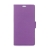 Puzdro pre Apple iPhone Xr - stojan + slot na kreditnú kartu - umelá koža - fialové