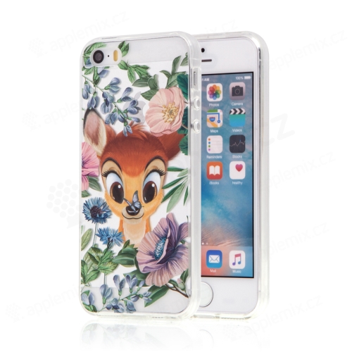Kryt pro Apple iPhone 5 / 5S / SE - Bambi - gumový