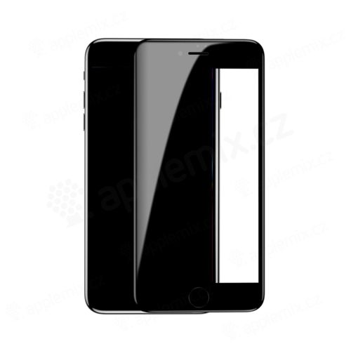 Tvrzené sklo (Tempered Glass) BASEUS 5D pro Apple iPhone 7 / 8 / SE (2020) / SE (2022) - černý rámeček - 2,5D - 0,33mm