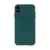 Kryt pro Apple iPhone Xs Max - příjemný na dotek - silikonový - lesně zelený