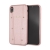Kryt GUESS Kaya pro Apple iPhone Xr - plastový / umělá kůže - Rose Gold růžový