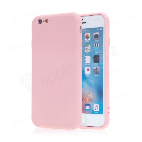 Kryt SWISSTEN Soft Joy pro Apple iPhone 6 / 6S - příjemný na dotek - silikonový - růžový