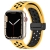 Remienok pre Apple Watch Ultra 49 mm / 45 mm / 44 mm / 42 mm - športový - silikónový - žltý / čierny