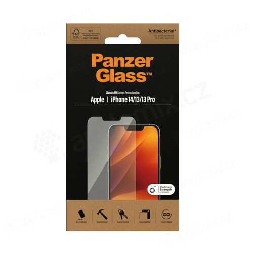 Tvrdené sklo PANZERGLASS pre Apple iPhone 13 / 13 Pro / 14 - 2,5D - predné - číre