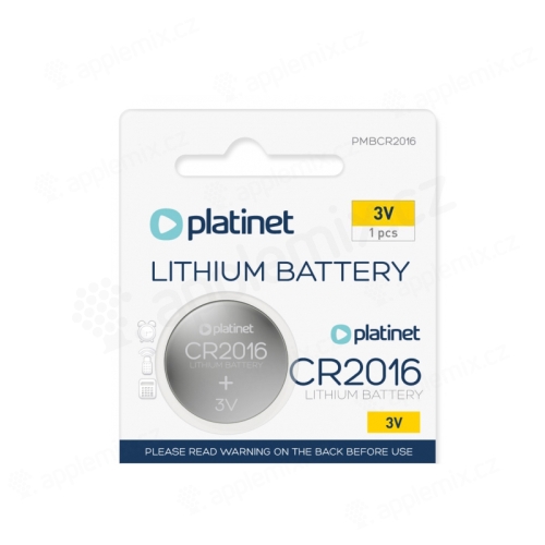 Knoflíková baterie PLATINET CR2016 Lithium 3V - 1ks