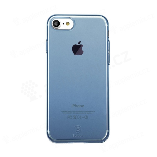 Kryt Baseus pro Apple iPhone 7 / 8 gumový - modrý průhledný