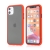 Kryt pre Apple iPhone 11 - gumový / plastový - farebné tlačidlá - červený