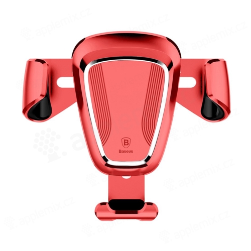Držák do auta BASEUS Gravity - automatické uchycení - do ventilační mřížky - červený