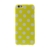 Gumový kryt pro Apple iPhone 6 / 6S - žlutý s bílými puntíky