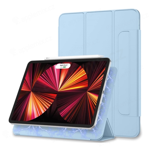 Puzdro pre Apple iPad Pro 12,9" (2018 - 2021) - syntetická koža - ultratenké - modré
