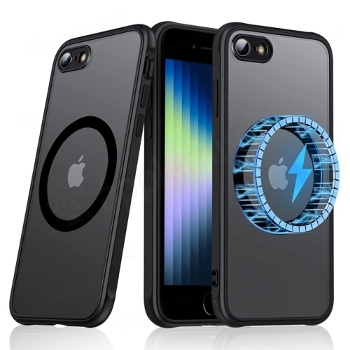 Kryt pro Apple iPhone 7 / 8 / SE 2020 / SE 2022 - podpora MagSafe - černý - matný