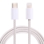 Synchronizačný a nabíjací kábel - USB-C - Lightning pre zariadenia Apple - Šnúrka na zavesenie - 1 m - sivá