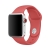 Řemínek pro Apple Watch 41mm / 40mm / 38mm - velikost S / M - silikonový - světle červený