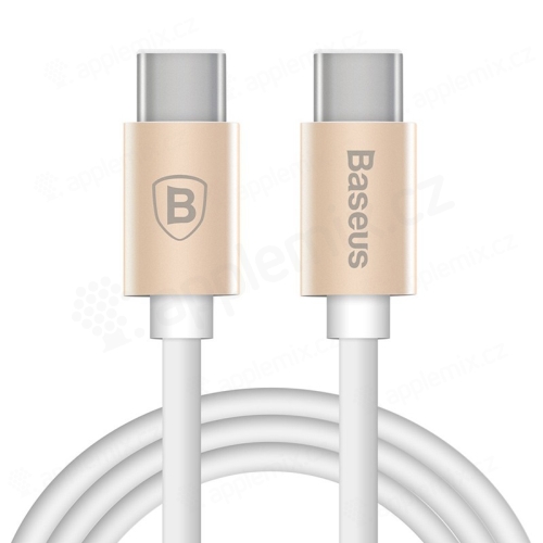 Kabel USB-C BASEUS Gather Series synchronizační a nabíjecí - zlatý - 1m