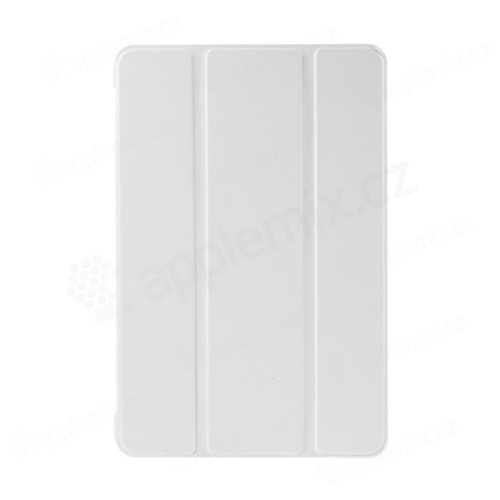 Plastové pouzdro / kryt + Smart Cover pro Apple iPad mini 4 - funkce chytrého uspání a probuzení - bílé