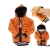Ochranné pouzdro oranžová bunda s kapucí se šňůrkou na krk pro Apple iPhone / iPod a podobná zařízení