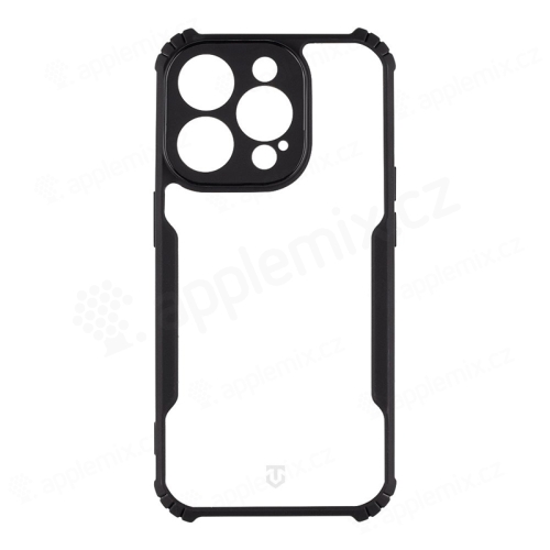 TACTICAL Quantum Stealth Cover pre Apple iPhone 15 Pro - Odolný - Plast / guma - Transparentný / čierny