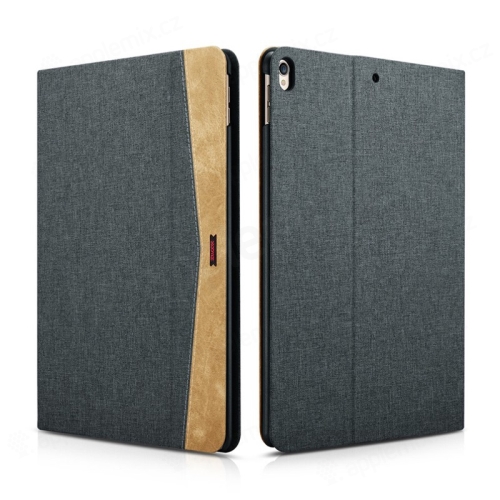 XOOMZ puzdro pre Apple iPad Pro 10,5" / Air 3 (2019) - stojan + funkcia smart sleep - látkové - sivé