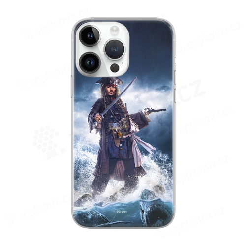 DISNEY kryt pre Apple iPhone 14 Pro Max - Piráti z Karibiku - Jack Sparrow - gumový
