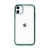 Kryt FORCELL Electro Matt pro Apple iPhone 11 - gumový - průhledný / zelený