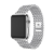 Remienok pre Apple Watch 41 mm / 40 mm / 38 mm - okrúhly - zinok - strieborný