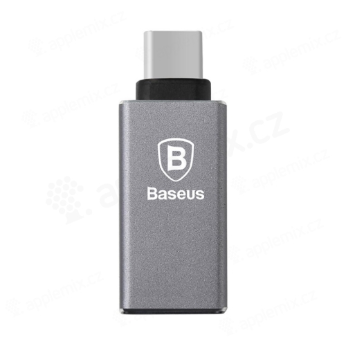 Redukce / adaptér Baseus Sharp Series USB-C / USB 3.0 - šedá
