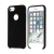 Kryt pro Apple iPhone 6 / 6S - gumový - příjemný na dotek - výřez pro logo - černý