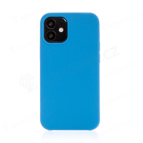 Kryt pre Apple iPhone 12 mini - gumový - príjemný na dotyk - modrý
