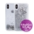 Kryt GUESS Liquid Glitter pro Apple iPhone X / Xs - plastový - stříbrné třpytky