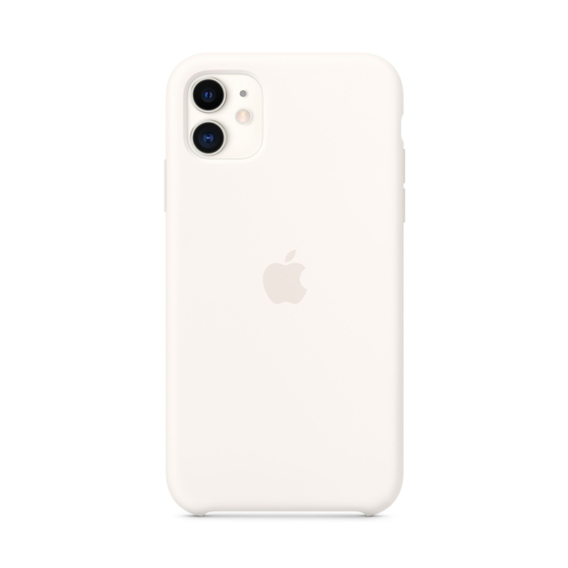 Originální kryt pro Apple iPhone 11 - silikonový - bílý; MWVX2ZM/A