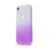 Kryt pre Apple iPhone Xr - farebný prechod - gumový - transparentný / fialový