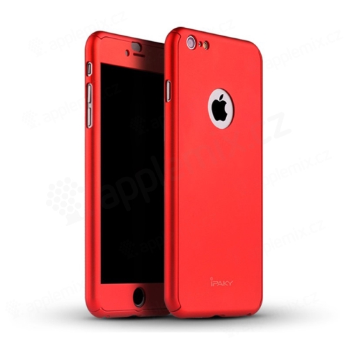 Kryt IPAKY pro Apple iPhone 6 / 6S - celotělový - plastový - červený