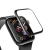 Tvrzené sklo (Tempered Glass) BASEUS pro Apple Watch 44mm Series 4 / 5 / 6 / SE- 3D okraj - černé / čiré