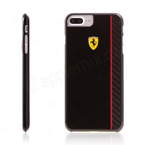 Kryt Ferrari Scuderia pro Apple iPhone 7 Plus / 8 Plus plastový - černý
