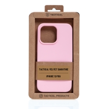 Kryt TACTICAL Velvet Smoothie pro Apple iPhone 13 Pro - příjemný na dotek - silikonový - růžový