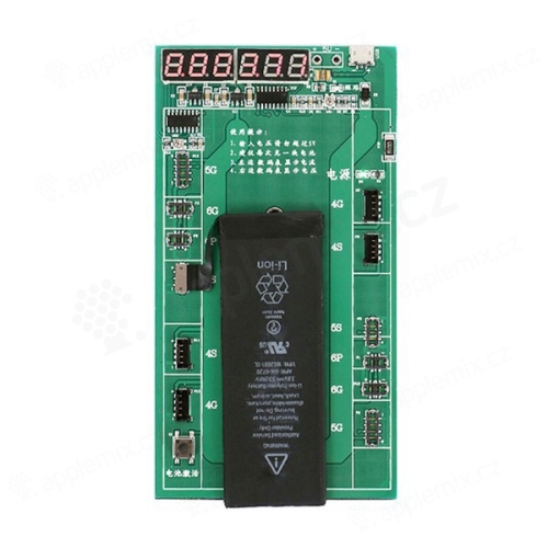 KAISI profesionálny nabíjací panel pre batérie Apple iPhone 4 / 4S / 5 / 5S / 6 / 6 Plus + kábel micro USB