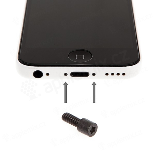Náhradná skrutka pre spodnú časť Apple iPhone 5C - kvalita A+
