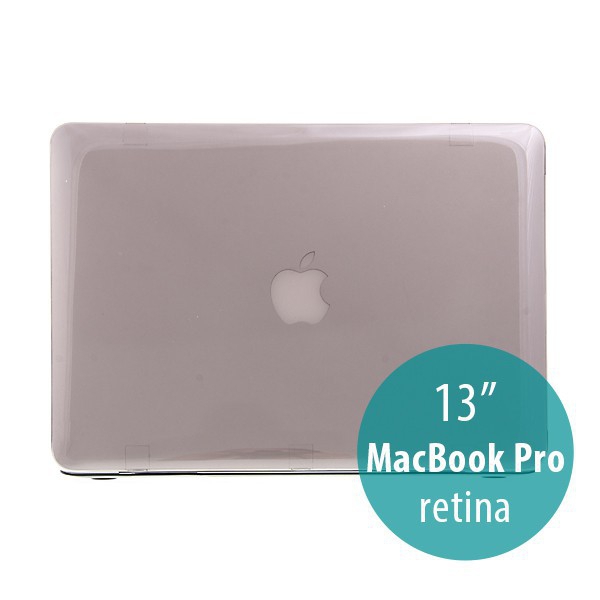 Tenký ochranný plastový obal pro Apple MacBook Pro 13 Retina (model A1425, A1502) - lesklý - šedý