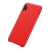 Kryt BASEUS pre Apple iPhone Xr - príjemný na dotyk - silikónový - červený