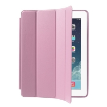 Pouzdro / kryt pro Apple iPad 2 / 3 / 4 - funkce chytrého uspání + stojánek - růžové