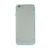 Plastovo-gumový kryt pre Apple iPhone 6 / 6S - priehľadný + modrý rám